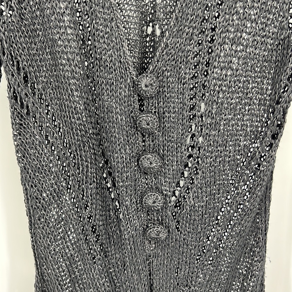Norma Kamali Black Sheer Maxi Dress - Picture 8 of 11